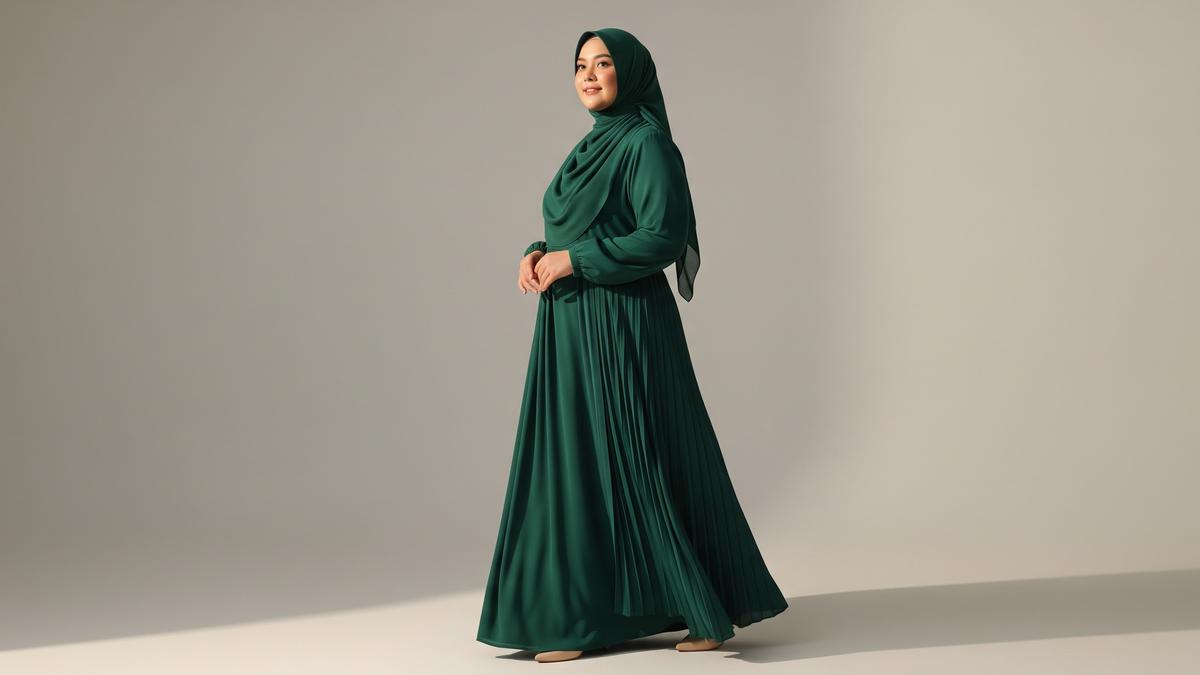 7 Gamis Lebaran yang Cocok Untuk Wanita Gemuk, Tampil Anggun dan Percaya Diri di 2026