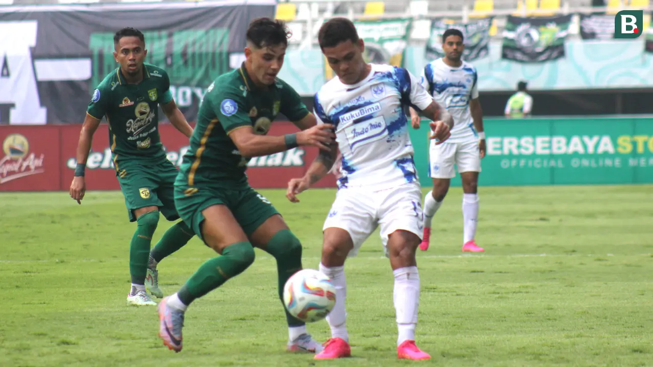 Bruno Moreira dan Gali Freitas - Persebaya Vs PSIS di BRI Liga 1 2023/2024.