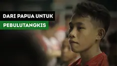 Muhammad Maslakil Akmal merupakan peserta terjauh yang mengikuti Audisi Umum Djarum Beasiswa Bulutangkis 2017