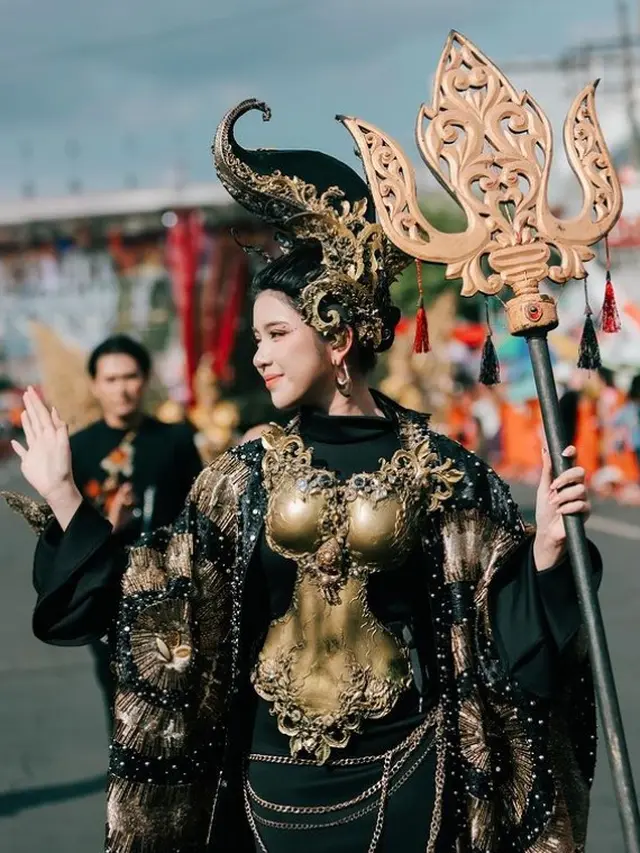 Tiara Andini di Jember Fashion Carnaval 2024 (Instagram/tiaraandini)