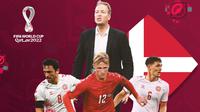 Piala Dunia - Ilustrasi Timnas Denmark (Bola.com/Adreanus Titus)