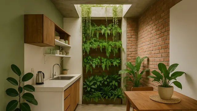 Model Rumah Kecil Sederhana dengan Void Dapur (Foto: ChatGPT)