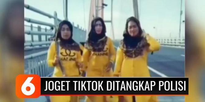 VIDEO: Emak-Emak Ini Bermain Tik Tok di Jembatan Suramadu, Polisi Beri Sanksi