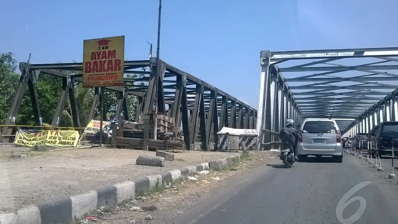 Ini Kondisi Jembatan Comal di Arus Balik Lebaran