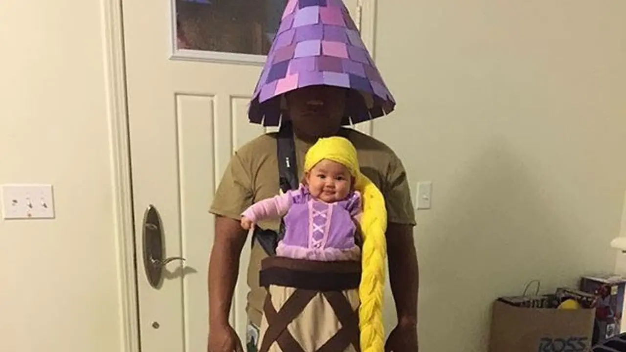 Kostum Halloween Ayah-Anak, Bukannya Seram Malah Lucu!