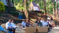 Pembukaan Locca Lodge yang terletak dit engah hutan Pinus, Kecamatan Trawas, Kabupaten Mojokerto. (Istimewa)