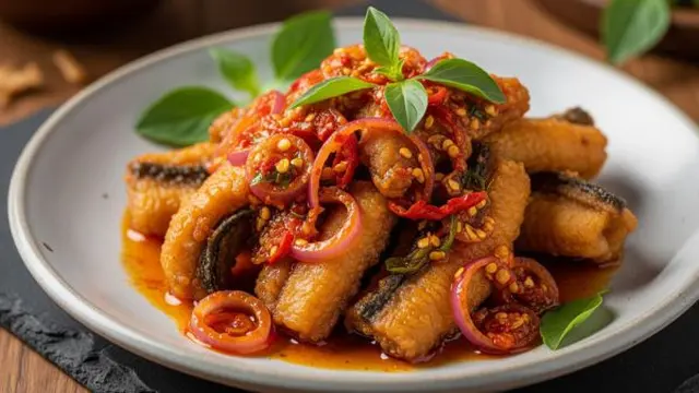 Belut Goreng Balado