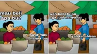 Meme percakapan orang belanja (Sumber: Instagram/duhreceh)