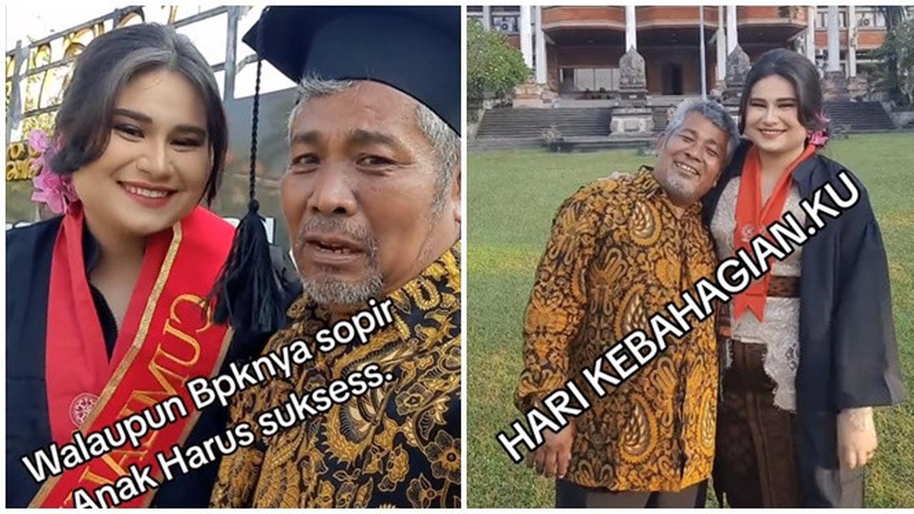 Berprofesi Sebagai Sopir, Bapak Ini Haru dan Bangga Kuliahkan Anaknya hingga Lulus