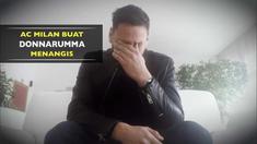Gianluigi Donnarumma menangis terharu ketika diberi video ucapan selamat ulang tahun dari rekan dan petinggi AC Milan.