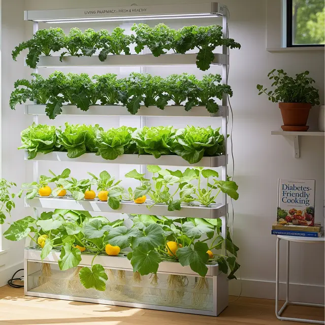 Kebun Mini Ramah Diabetes di Rumah (Image by Gemini AI)