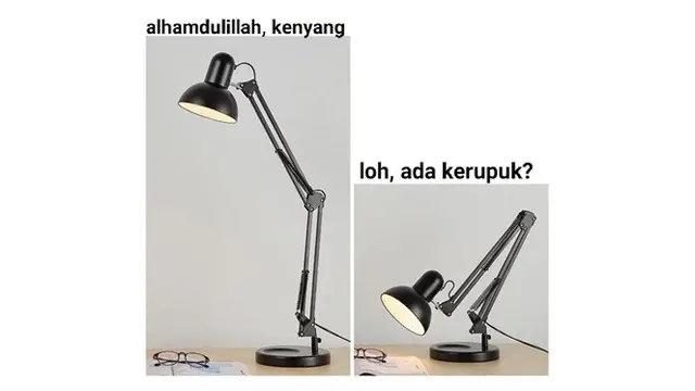 8 Potret Editan Foto Lampu Belajar Ala Netizen Ini Bikin Geleng Kepala