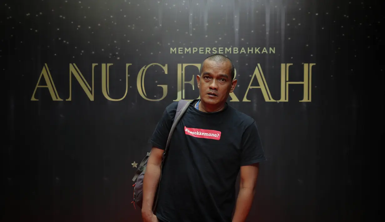 Foto “Selamatkan Hutan Adat Papua” karya Arie Basuki meraih penghargaan kategori Jurnalistik Foto, kategori Peristiwa, dalam ajang Agrarian Reform Media Awards (ARMA) 2026 di GOR IPSI, TMII, Jakarta, Kamis (24/9/2026). (KLY/Budy Santoso)