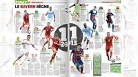 Tak Ada Suarez di Tim Terbaik Versi Harian Prancis