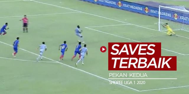 VIDEO: 5 Penyelamatan Terbaik Kiper pada Pekan Kedua Shopee Liga 1 2020
