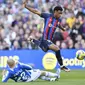 Barcelona vs Espanyol dalam pertandingan Liga Spanyol di Camp Nou,&nbsp;31 December 2022. (Pau BARRENA / AFP)