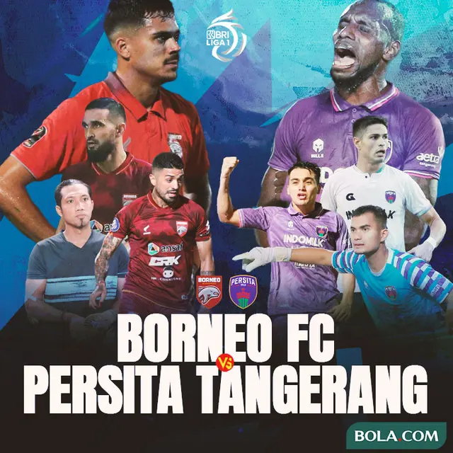Liga 1 - Duel Antarlini - Borneo FC Vs Persita Tangerang