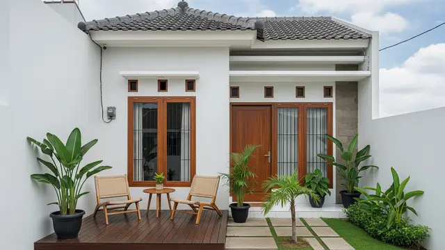 Desain Teras Kecil Sederhana Tapi Premium Look