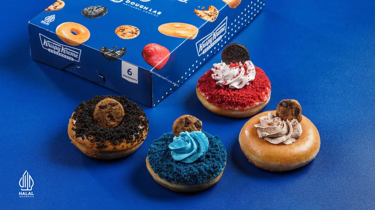 Empat Varian Donat Spesial Kolaborasi Krispy Kreme dan Dough Lab, dari Peanut Butter hingga Red Velvet yang Menggoda