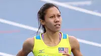 Sprinter Malaysia, Zaidatul Husniah Zulkifli, memilih tetap berpuasa meski menjalani program latihan keras untuk menghadapi SEA Games 2017. (Berita Harian)