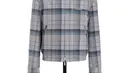 Inner kemeja tersebut dipadukan checkered zipped shirt checkered wool warna biru seharga Rp45 jutaan melihat situs Dior.  [Dior]