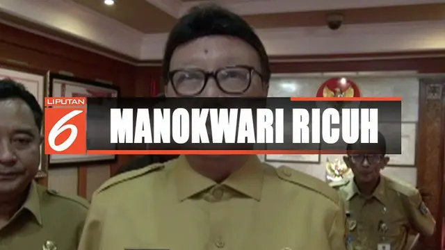 Tanggapi kericuhan Manokwari, Kapolri Tito Karnavian dan Mendagri Tjahjo Kumolo menyatakan kerusuhan tak perlu terjadi karena hanya berlandaskan hoaks dan kesalahpahaman.