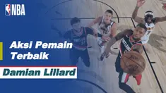 Berita Video Aksi Damian Lillard Saat Bawa Portland Trail Blazer Kalahkan Denver Nuggets di NBA