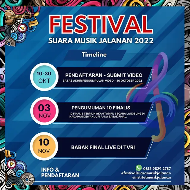 Festival Suara Musik Jalanan. (instagram.com/andivox)