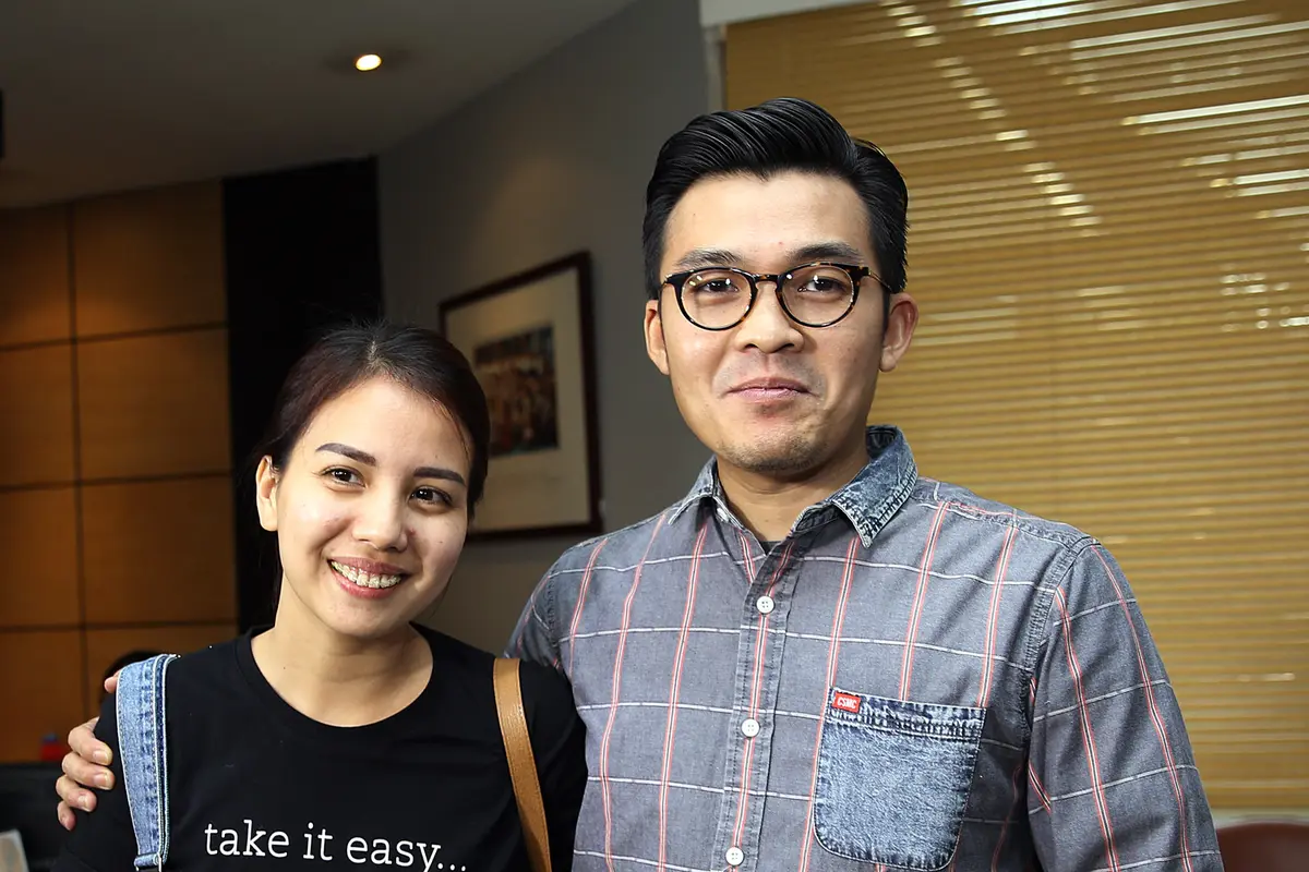 Tya Ariestya dan Irfan Ratinggan