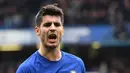 3. Alvaro Morata - Bakat menjadi striker mematikan sudah dimiliki mantan pemain Real Madrid tersebut. Namun cedera berkepanjangan membuatnya gagal bersaing dengan Diego Costa yang makin bersinar bersama Spanyol. (AFP/Glyn Kirk)