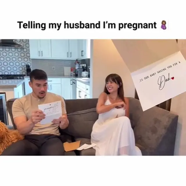 6 Potret Aurelie Moeremans umumkan kehamilan selang 7 bulan nikah, ekspresi Tyler Bigenho bikin gemas