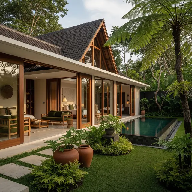 Membuat Rumah Terasa seperti Vila Ubud (AI Generated)