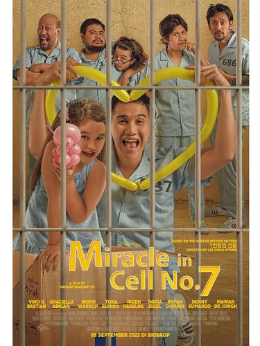 Poster film Miracle in Cell No. 7. (Foto: Dok. Instagram @hanungbramantyo)