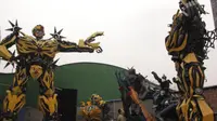 Insinyur Ini Ciptakan Bumblebee dari Rongsokan Mobil