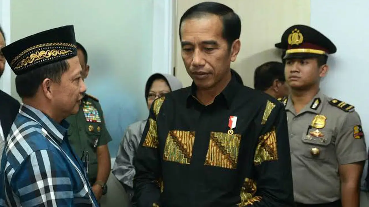 Presiden Jokowi melayat meninggalnya ayahanda Kapolri Tito Karnavian