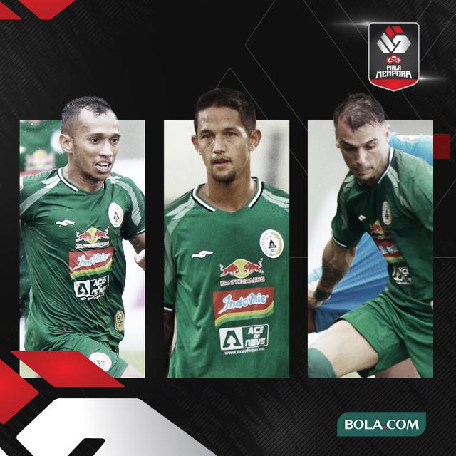 Irfan Jaya, Irfan Bachdim dan Nicolas Veles