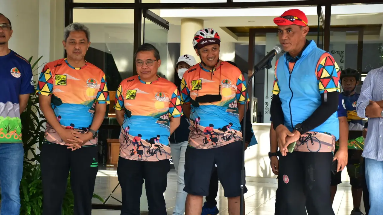 Wamen KLHK, Alue Dohong menyatakan bahwa kegiatan Jelajah Gunung Kidul ini disamping untuk meningkatkan kesehatan juga berkontribusi pada Bumi untuk rendah emisi.