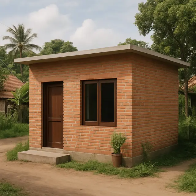 Model Atap Rumah Sederhana di Kampung (Foto: ChatGPT)