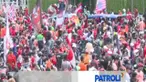 Ribuan Jakmania antusias iringi pawai kemenangan Persija yang juarai Liga 1 Indonesia.