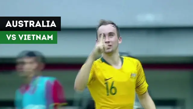 Berita video highlights Piala AFC U-19 2018 antara Australia melawan Vietnam yang berakhir dengan skor 2-1 di Stadion Patriot, Bekasi, Senin (22/10/2018).