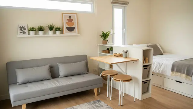 Ide Pembagian Ruang Rumah Kecil Tipe 36 agar Tampak Lapang dan Fungsional/ Ilustrasi AI