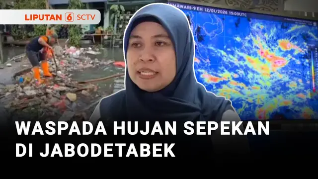 Waspada Hujan Sepekan di Jabodetabek