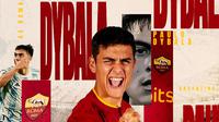 AS Roma - Ilustrasi Paulo Dybala (Bola.com/Adreanus Titus)