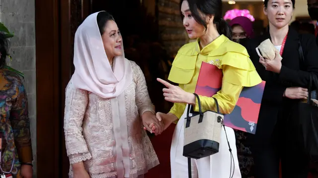 Iriana Jokowi dan Kim Keon Hee