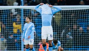 Tren kurang meyakinkan Manchester City berlanjut. Kini mereka mencatat tiga hasil imbang beruntun di Liga Inggris. (AP Photo/Dave Thompson)