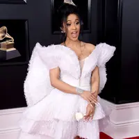 Cardi B mengaku menjadi seorang ibu ternyata lebih sulit dan berat dari apa yang ia bayangkan selama ini. (DIMITRIOS KAMBOURIS  GETTY IMAGES NORTH AMERICA  AFP)