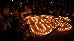[FOTO] Aksi Earth Hour di Beberapa Kota di Indonesia