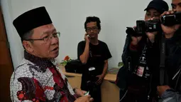 Sidang membahas islah di antara dua kubu yang bertikai yakni kubu Emron dan kubu SDA, diterangkan Chozin Chumaidy terpaksa diundur lantaran beberapa anggota Mahkamah Partai ada yang berhalangan hadir, Jakpus, Selasa (23/9/2014) (Liputan6.com/Johan Tallo)