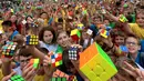 Saat ini ada lebih dari 500 juta kopi Kubus Rubik telah terjual di dunia. Angka ini belum termasuk yang palsu. (Ferenc ISZA/AFP)