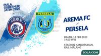 Piala Gubernur Jatim - Arema FC Vs Persela Lamongan (Bola.com/Adreanus Titus)